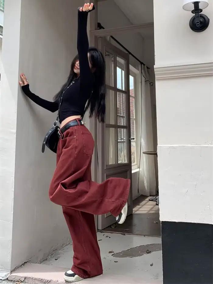 Jean à Jambes Larges pour Femme