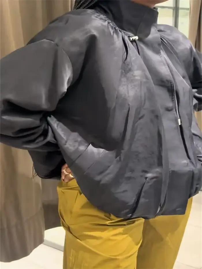 Vestes à cordon de serrage réglable pour femmes