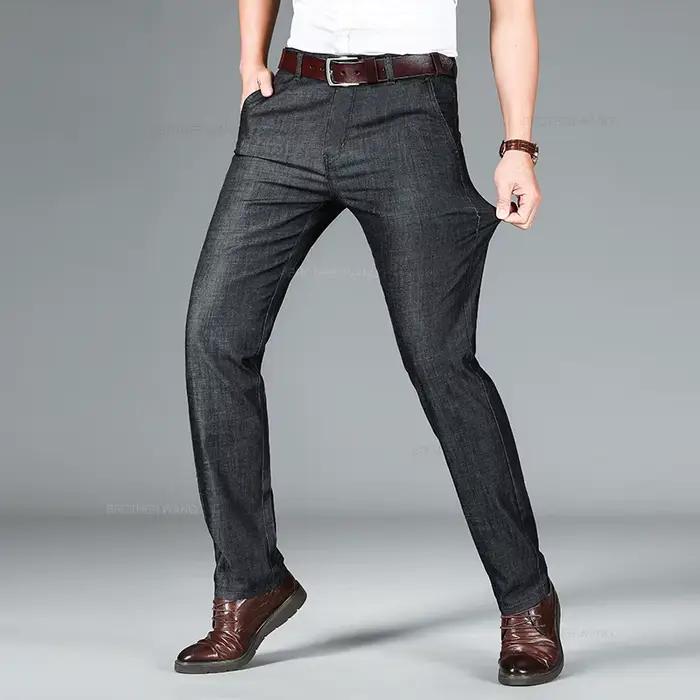 Jean Lyocell fin pour homme