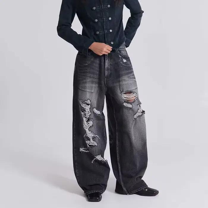 Jeans pour femmes Hip Hop américain Y2K
