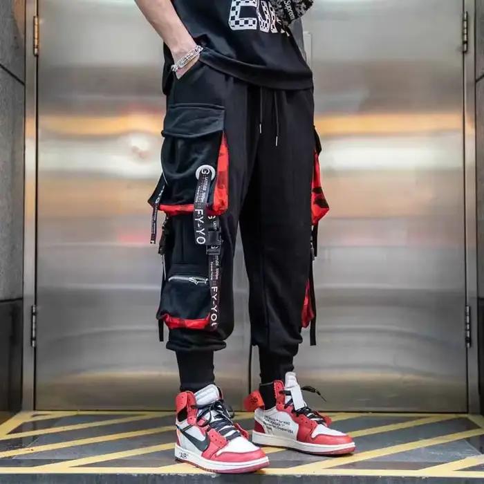 Salopette noire à la mode pour hommes