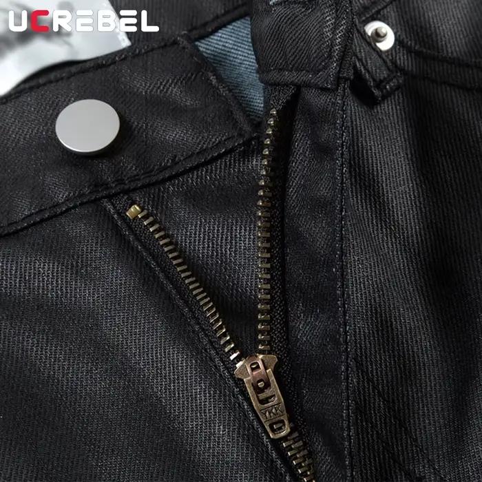Jean de moto multi-poches pour hommes