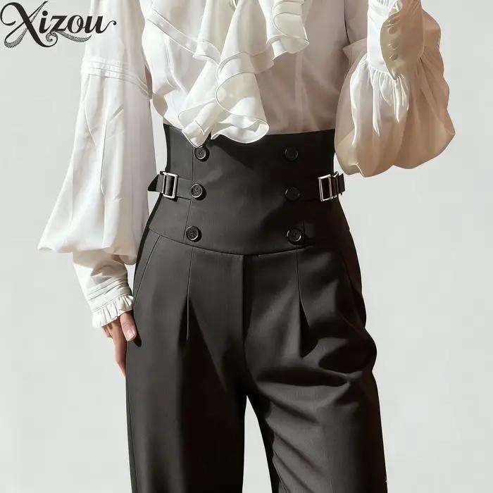 Pantalon droit taille haute Lolita Prince
