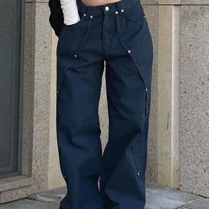 Jeans pour femme style Y2K