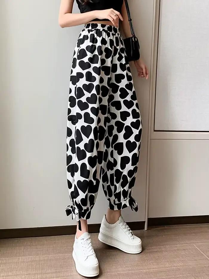 Pantalons pour femmes, tenues taille haute