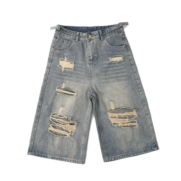 Pantalon Capri en Denim pour hommes