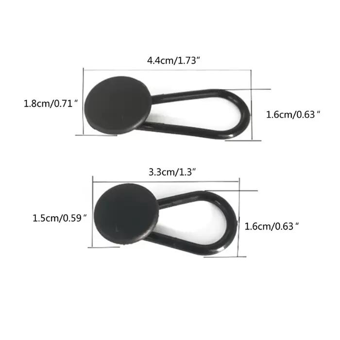 Rallonge bouton pantalon 18mm 15mm rallonge taille pantalon flexible pour hommes, femmes rallonges jean civière