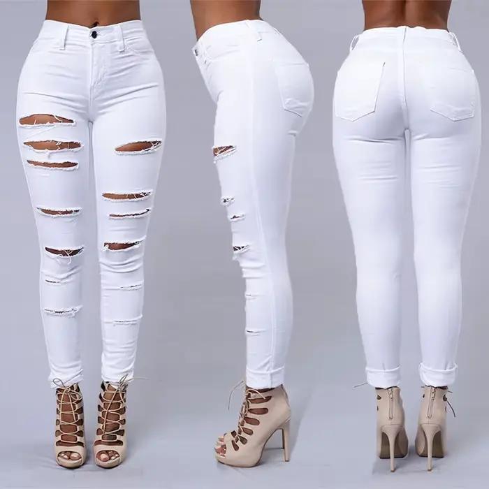 Offre spéciale jean déchiré pour femmes sexy