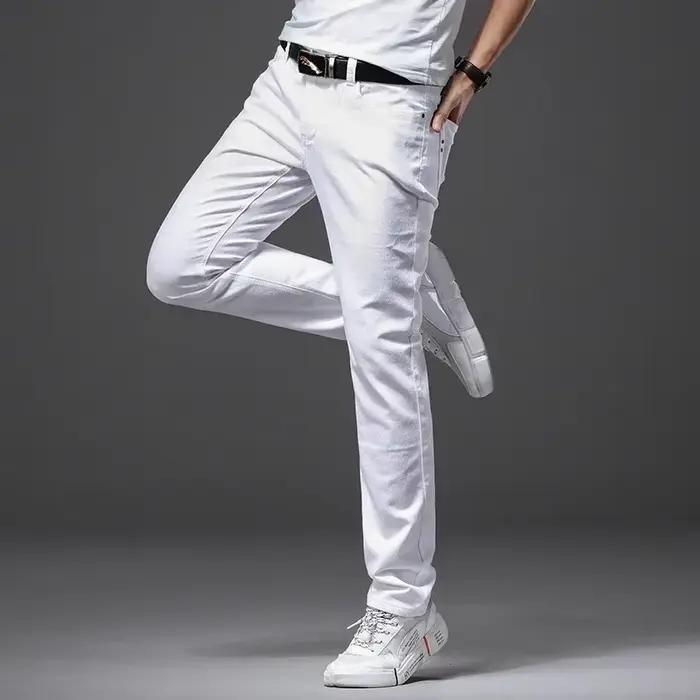 Jean blanc pour hommes