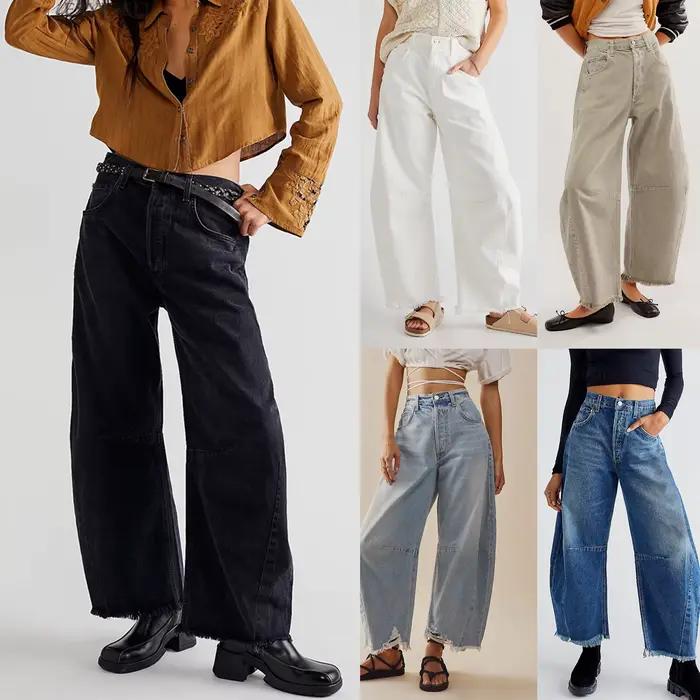 Jean large pour femme, nouveau style été 2026