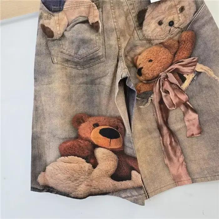 Shorts en jean amples pour femme