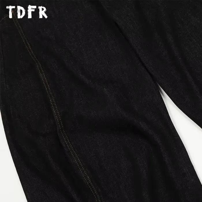 Pantalon en denim épissé pour homme
