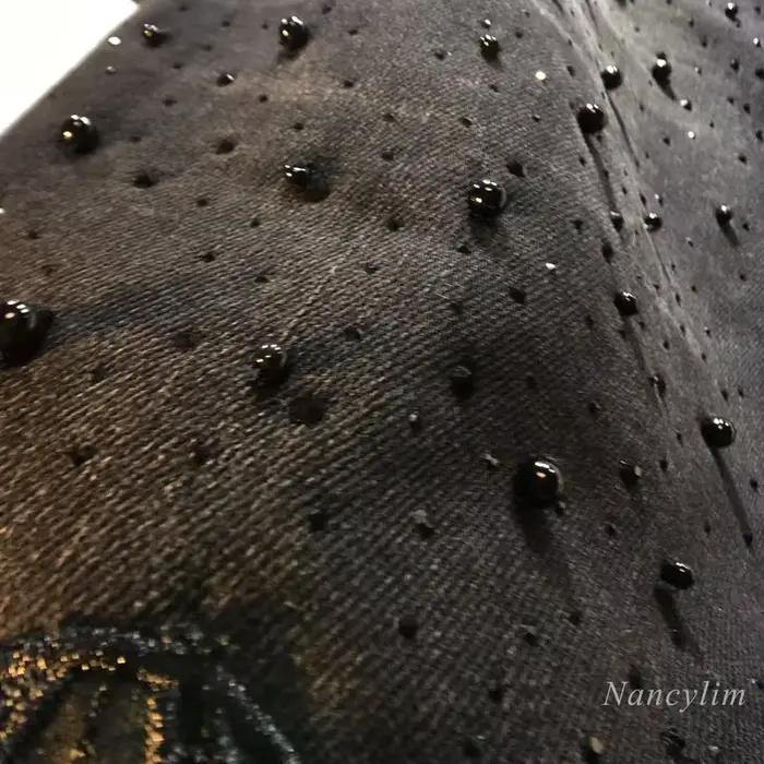 Européen 2025 dentelle creuse jean femmes été nouveau noir