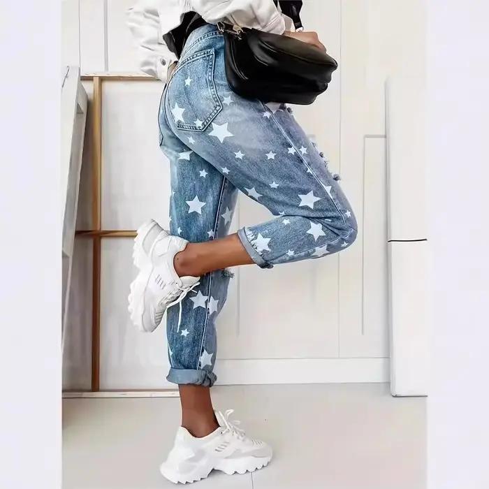 Nouveau jean amincissant en denim pour femme 2023