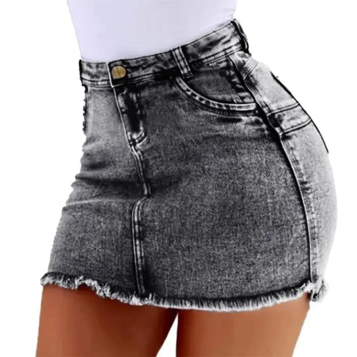 Mini-jupe en jean sexy et chic