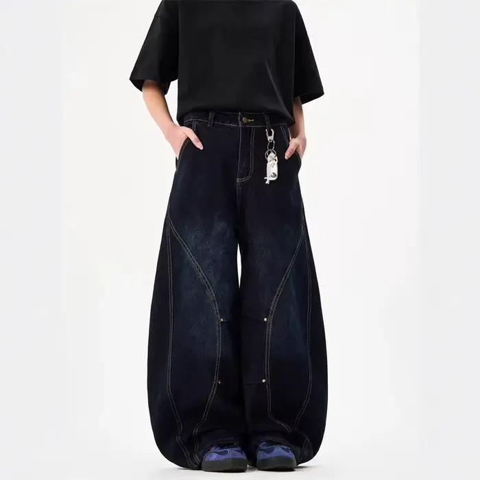 Jean Scimitar délavé style rétro américain pour homme