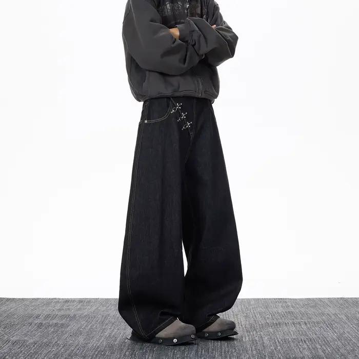 Baggy Jeans homme pantalon Y2k jean coupe décontractée Denim