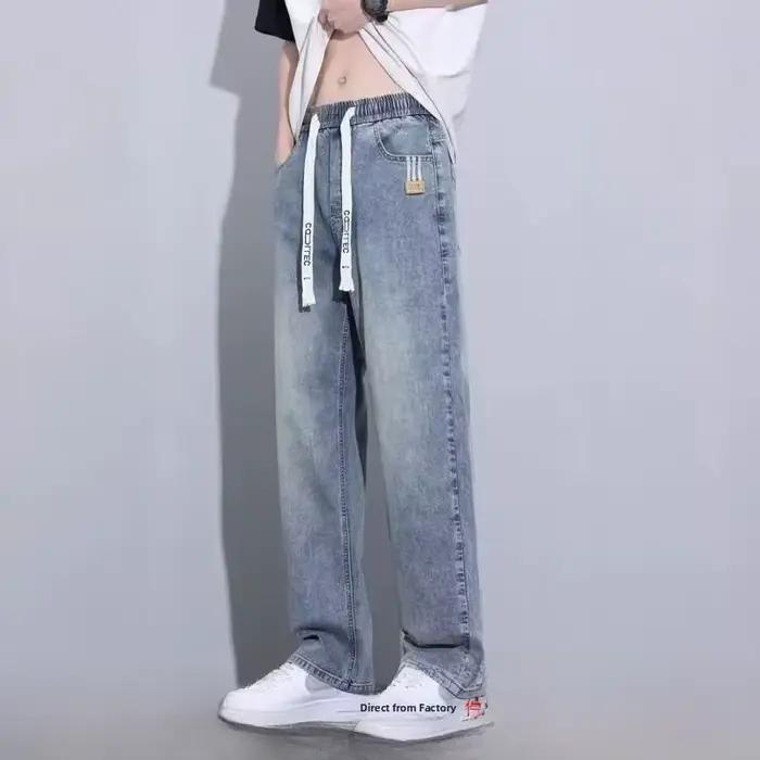 Jeans slim droits d'été pour adolescents
