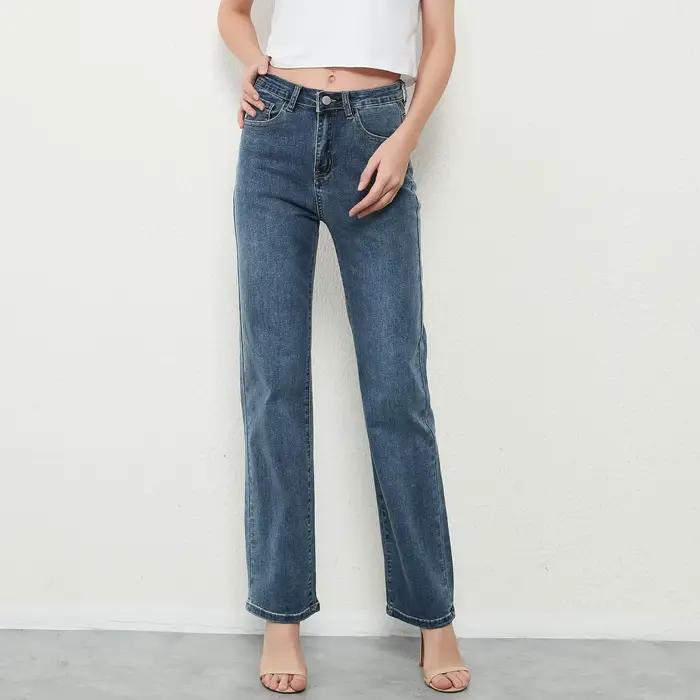 ZHISILAO – jean taille haute Stretch pour femme