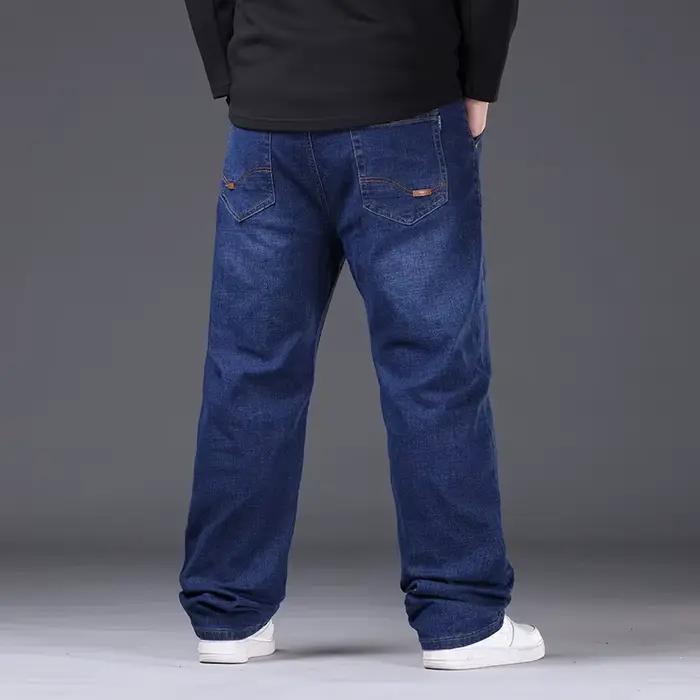 Jean Homme grande taille 42-50 tissu Denim haute élasticité Pantalon