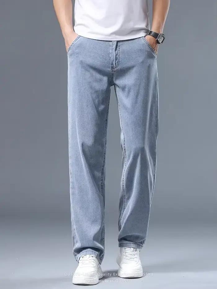 Jean d'été en Lyocell ultra-fin pour homme