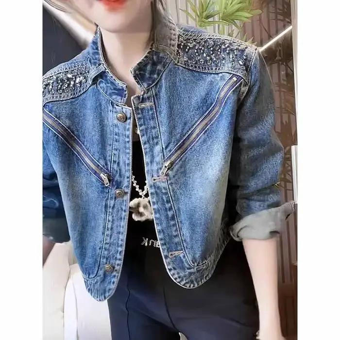 Veste en jean pour femmes