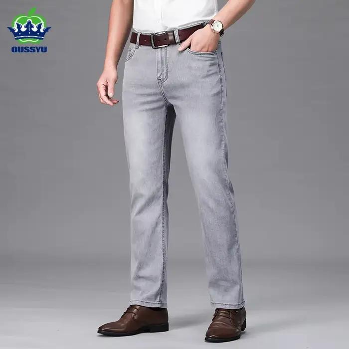 Jean élastique de marque OUSSYU pour homme