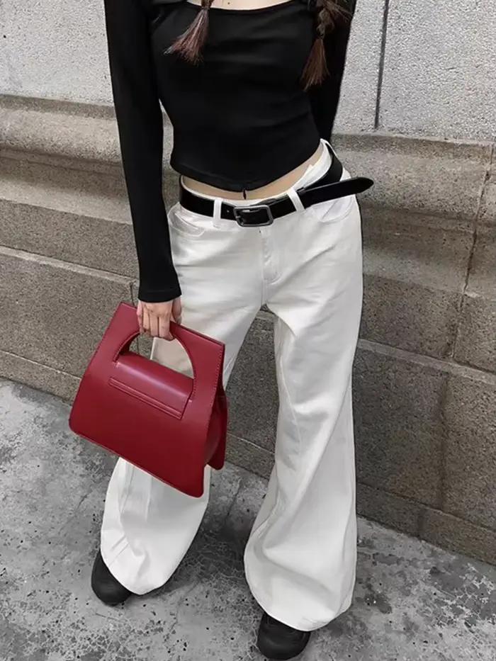 Jean taille basse pour femme