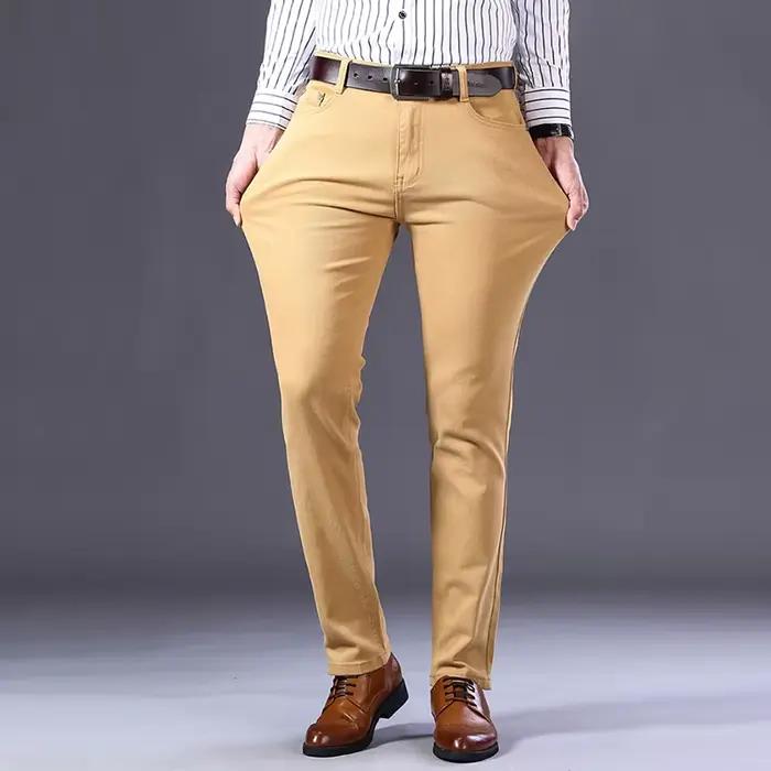 Nouveau Jean Kaki Homme 2026 – Style Classique