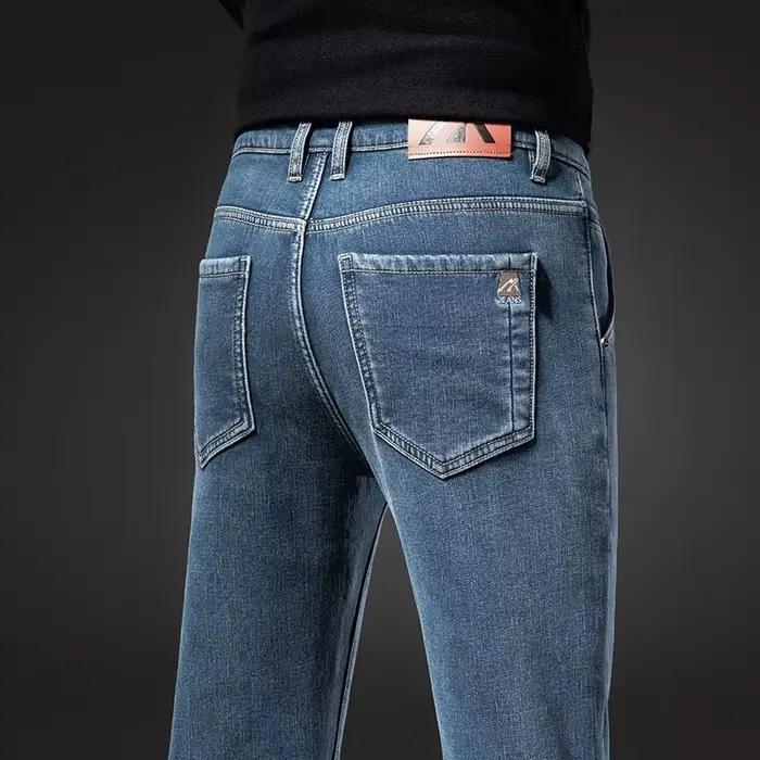 Jean épais en polaire pour hommes