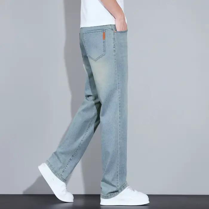 Jeans d'été frais, respirants et fins pour hommes
