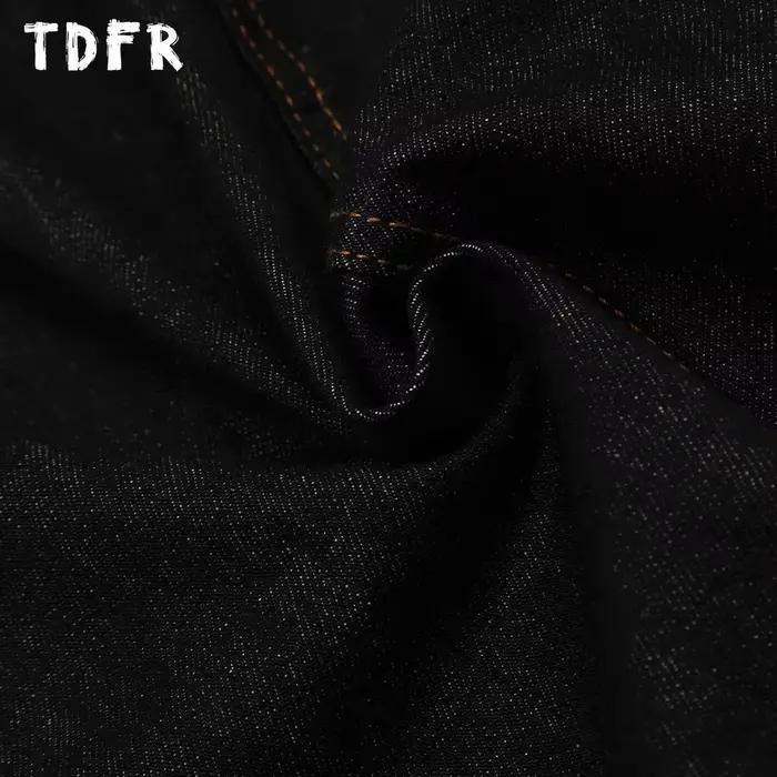 Pantalon en denim épissé pour homme