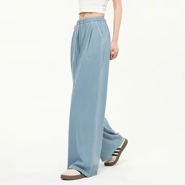 Jean large en lyocell fin pour femme