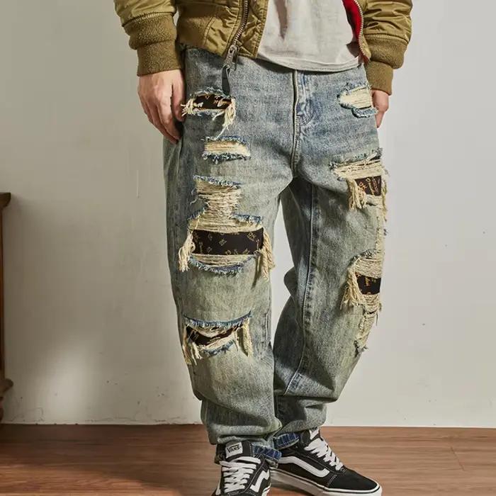 Jean vintage lourd pour hommes