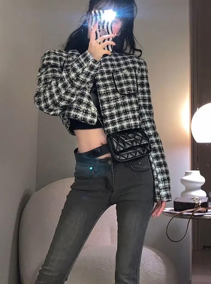 Jeans Évasés pour Femmes, Style Sexy et Club, Coupe Botte, Matériau Coton Polyester Acétate, Confortable pour Toutes les Occasions