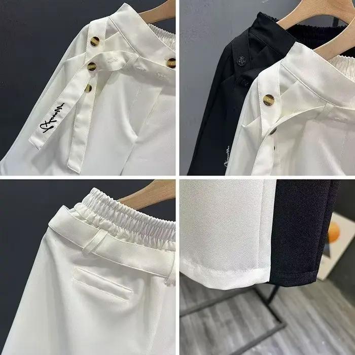 Pantalon droit à cinq points pour hommes