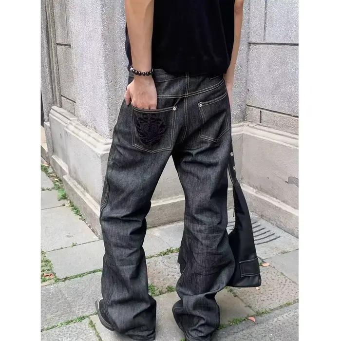 Jeans droits de style japonais