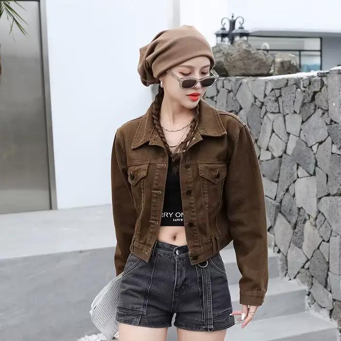 Veste en jean pour femme
