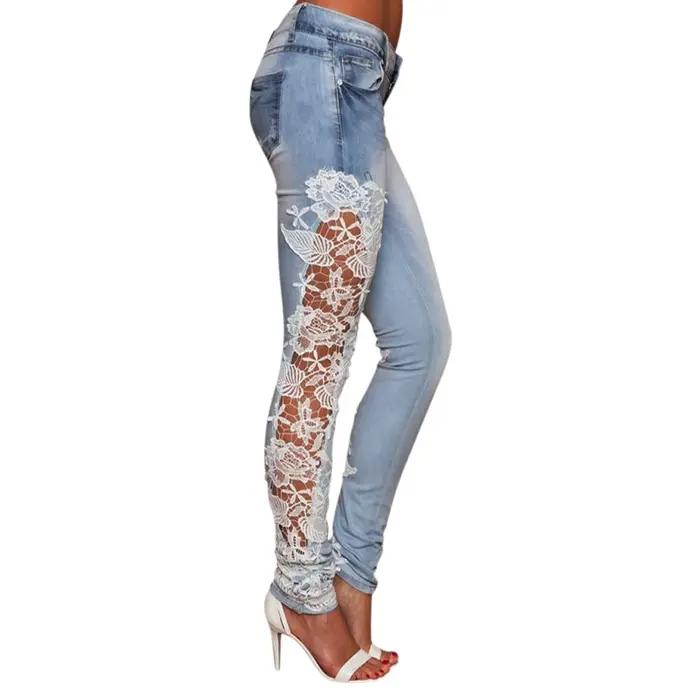 Jean en denim pour femme
