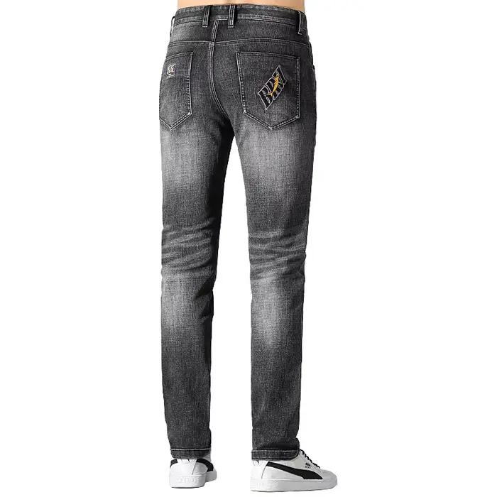 1New hommes hiver jean Bruce & Shark jambe droite gris