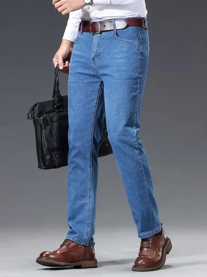 Jean droit fin pour homme