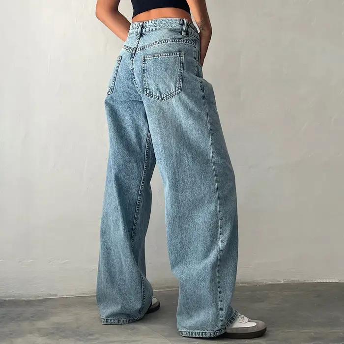 Jeans baggy Y2K pour femmes