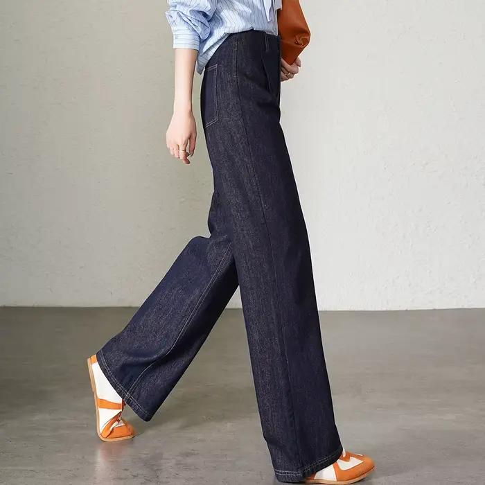 LOUIS YAO 2025 printemps automne hiver trajet jean avec taille libre tête conception longue