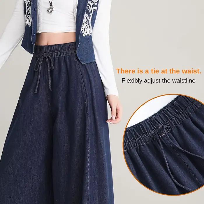 Jean ample et décontracté LOUIS YAO pantalon à jambes larges pour femmes printemps automne 2025 polyvalent ocassions spéciales