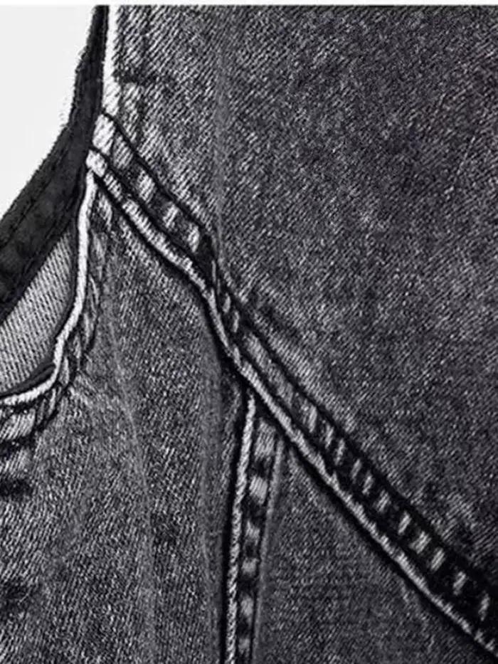Gilet en Jean de Cowboy gris pour femmes