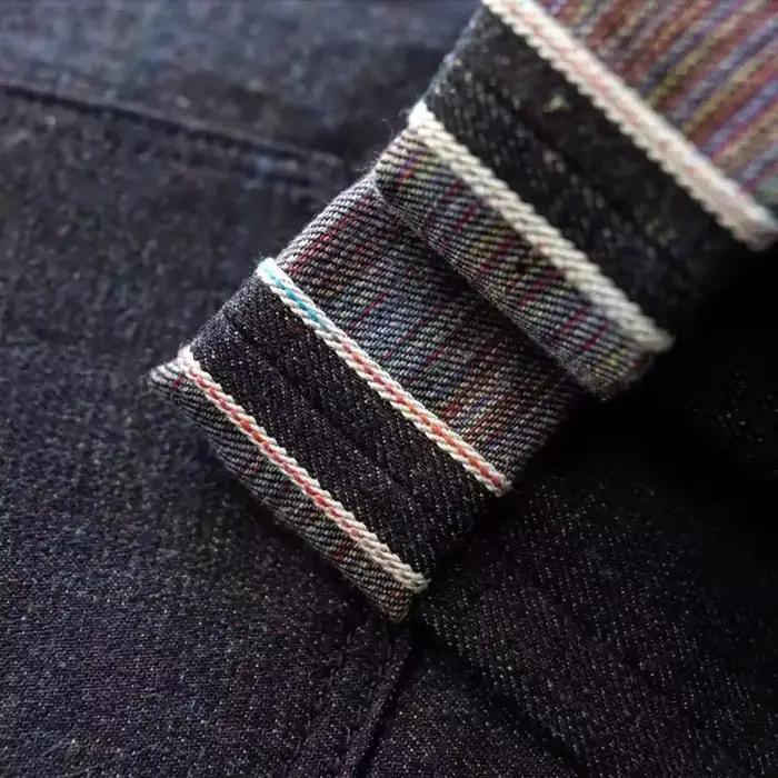 SAUCE ZHAN-Jean en denim à lisière sanforisé pour homme