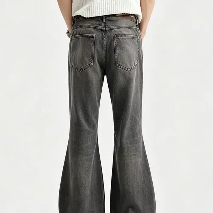 PFNW Jean en denim délavé tendance pour homme