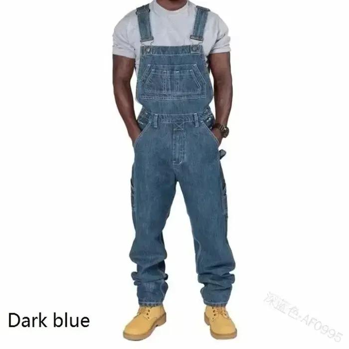 Hommes jean 2025 salopette