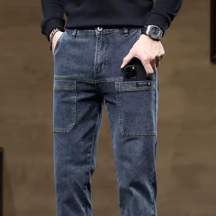 Jean polyvalent au design à six poches pour homme