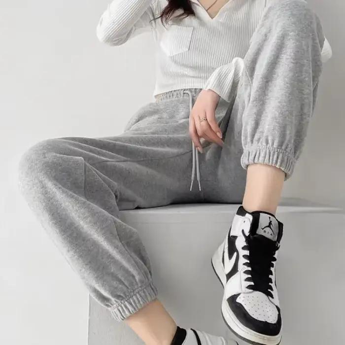 Pantalon taille élastique pour femme
